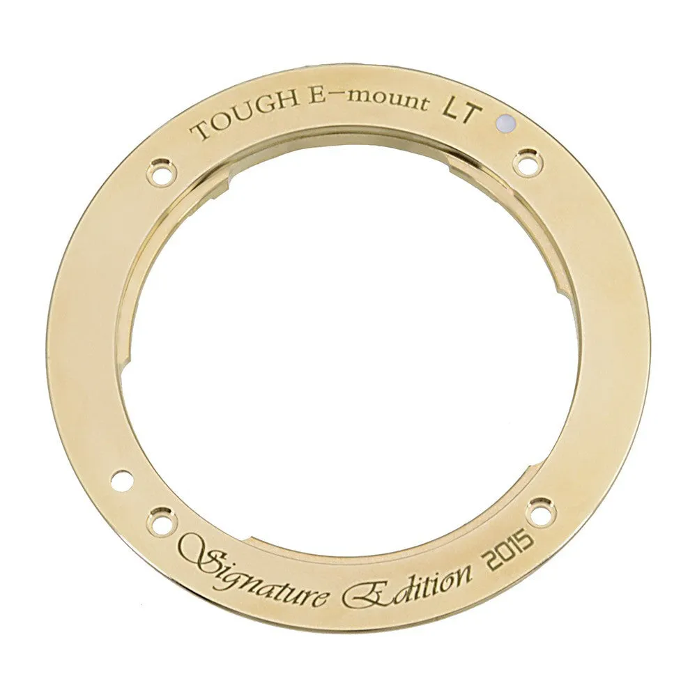 Fotodiox Pro TOUGH E-Mount - Signature Gold Edition - Light Tight Replacement Lens Mount for Sony E-mount Cameras