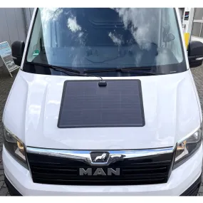 Germany Man TGE 4x4 Lensun 60W Bonnet Flexible Solar Panel