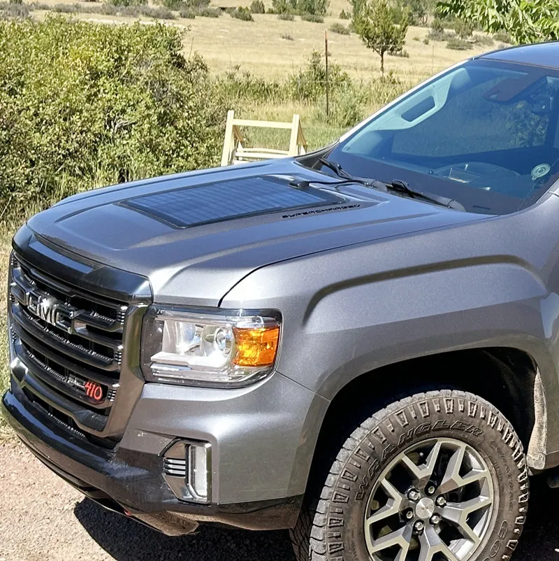 GMC Canyon (2015-2022)  Lensun 50W Hood/Bonnet Flexible Solar Panel