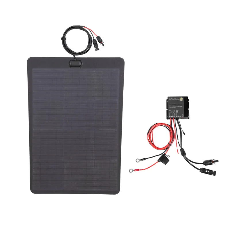 GMC Yukon XL (2021-Present) Lensun 60W 12V Hood Flexible Solar Panel