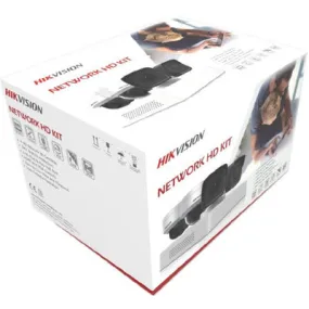 Hikvision Network HD Kit: 2x Dome Cameras and 2x Bullet Cameras
