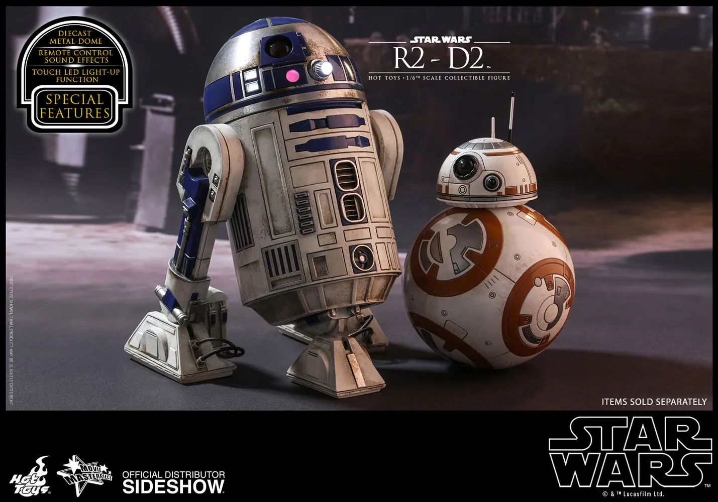 HOT TOYS STAR WARS: THE FORCE AWAKENS - R2-D2 1/6 MMS408
