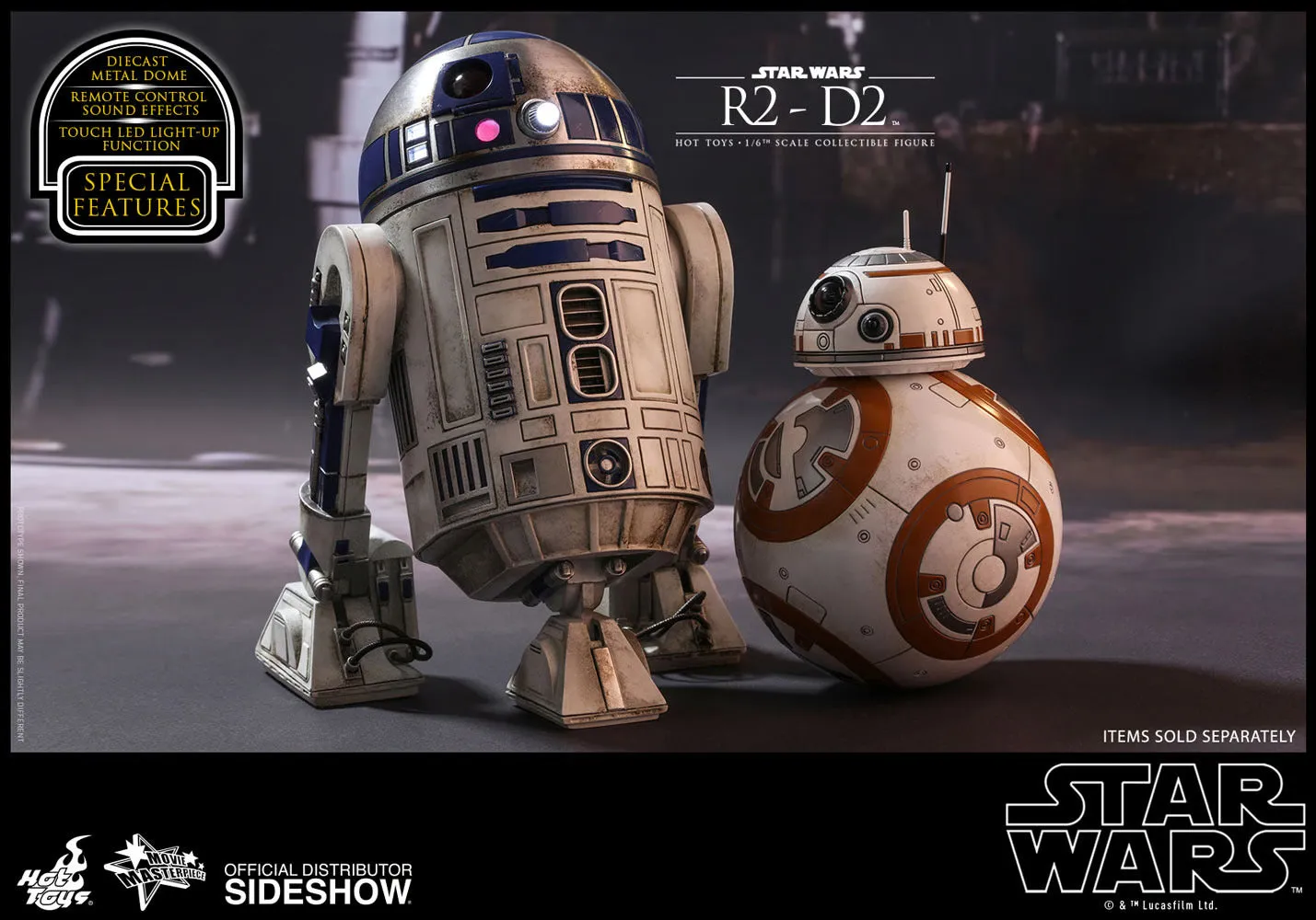 HOT TOYS STAR WARS: THE FORCE AWAKENS - R2-D2 1/6 MMS408