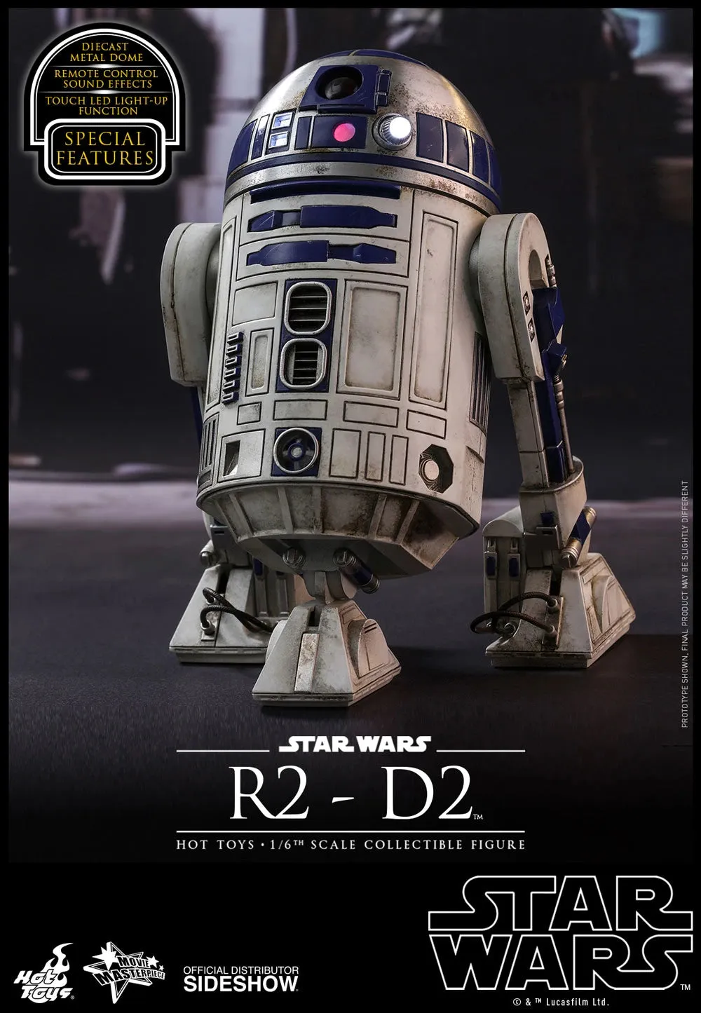 HOT TOYS STAR WARS: THE FORCE AWAKENS - R2-D2 1/6 MMS408