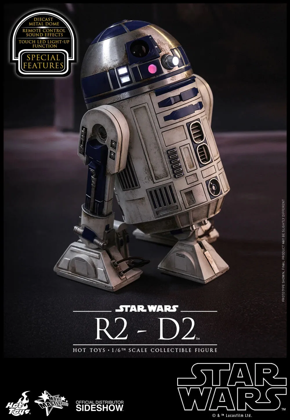 HOT TOYS STAR WARS: THE FORCE AWAKENS - R2-D2 1/6 MMS408