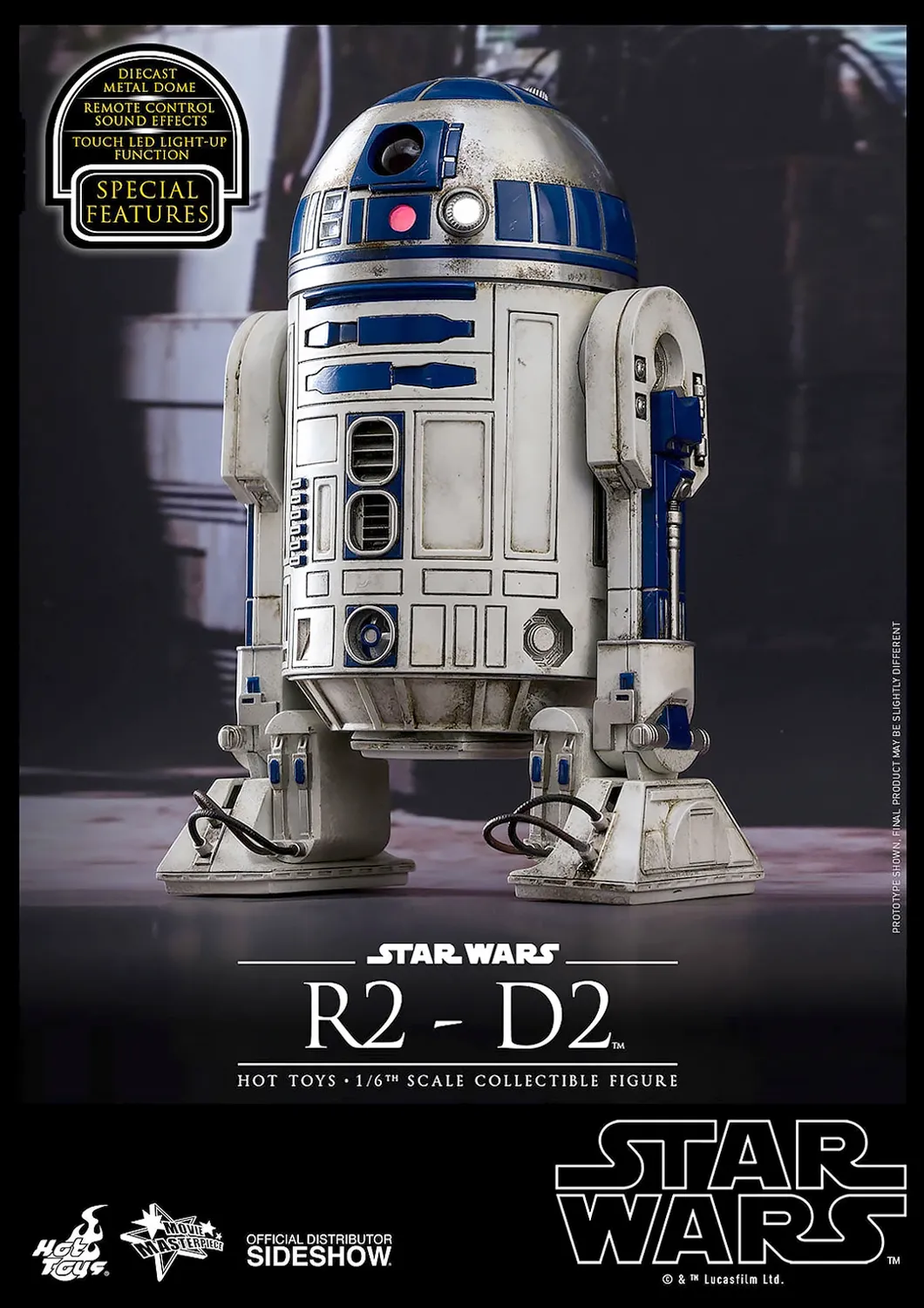 HOT TOYS STAR WARS: THE FORCE AWAKENS - R2-D2 1/6 MMS408