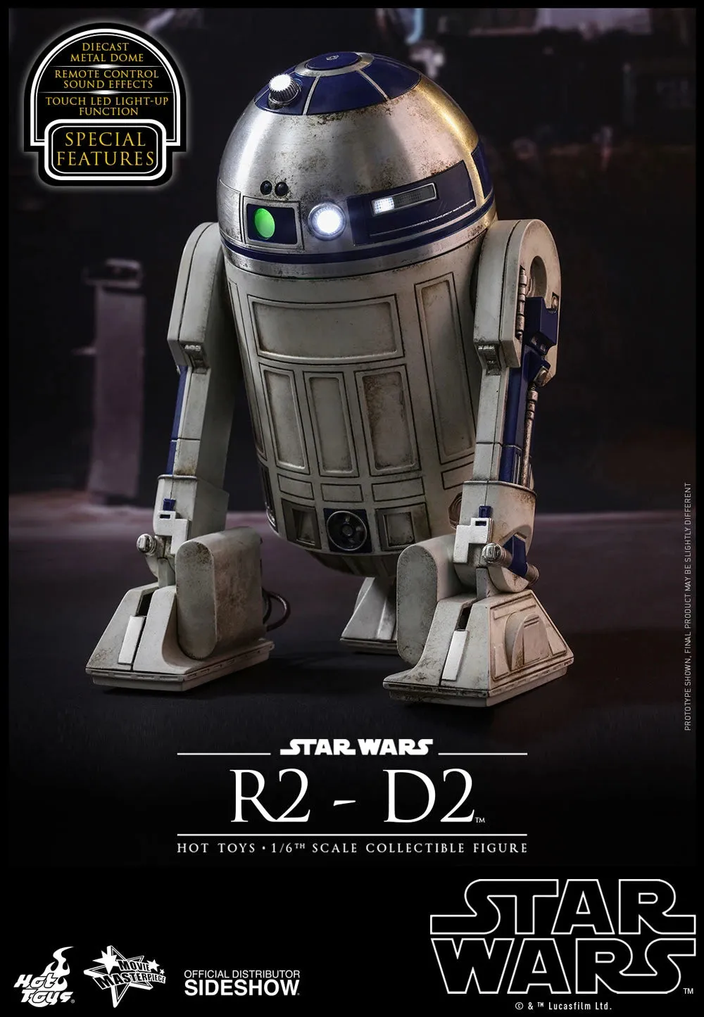 HOT TOYS STAR WARS: THE FORCE AWAKENS - R2-D2 1/6 MMS408