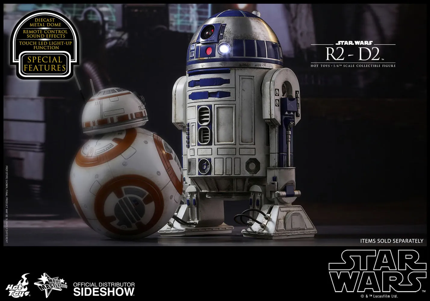 HOT TOYS STAR WARS: THE FORCE AWAKENS - R2-D2 1/6 MMS408