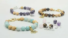 How to Make the Gemstone Lotus Bracelet Kits by Beadaholique
