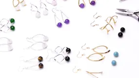 How to Make the Gemstone Pinch Bail Earring Kits by Beadaholique
