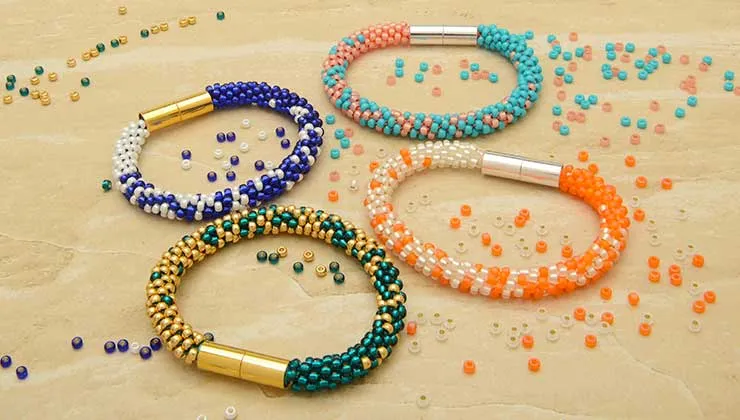 How to Make the Graduated Kumihimo Bracelet Kits by Beadaholique