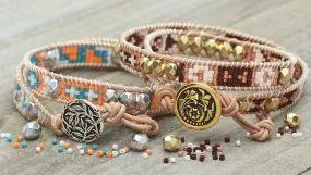 How to Make the Mosaic Double Wrapped Loom Bracelet Kits by Beadaholique