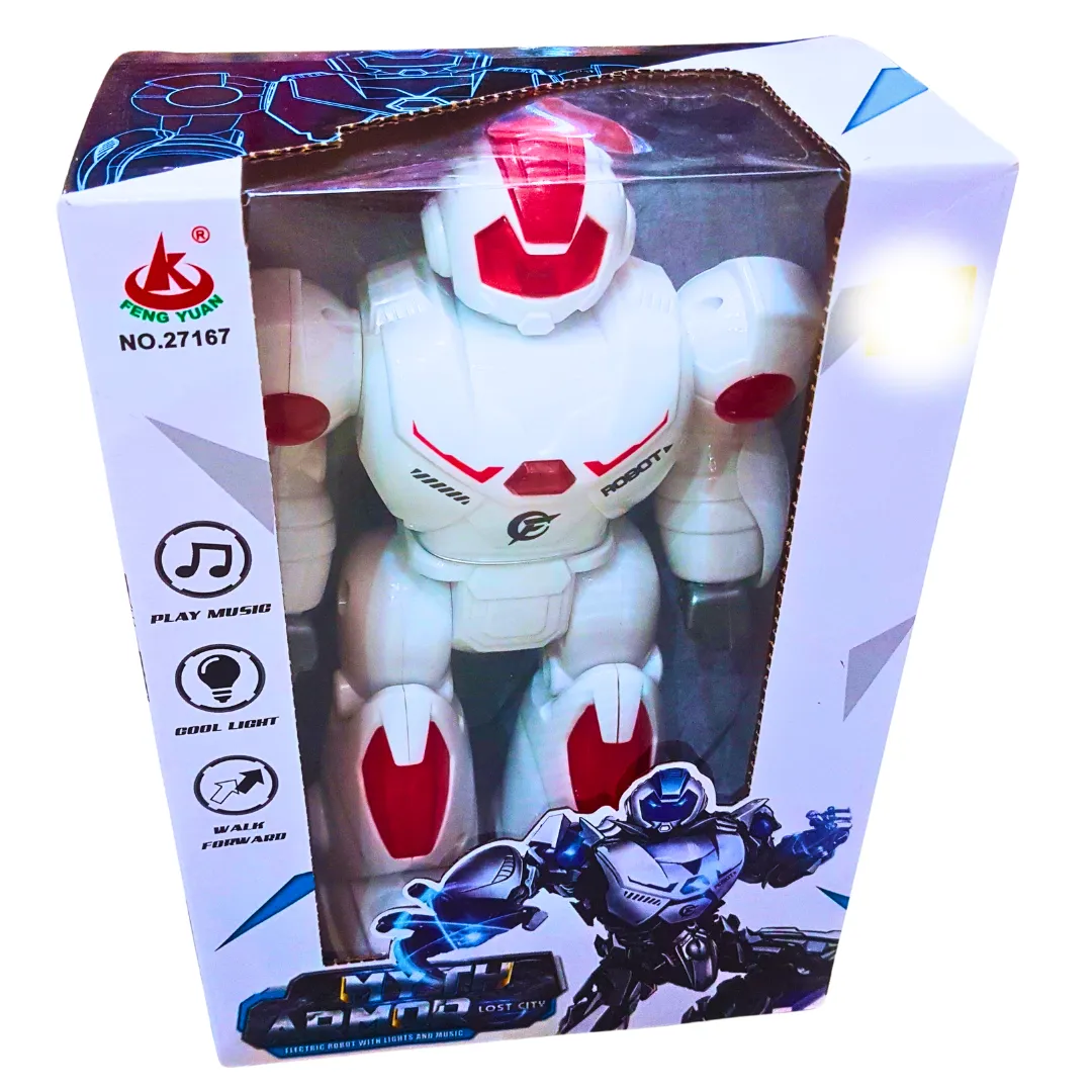 Interactive Flash Light Robot with Music and Walking Action – Perfect Toy for Kids 3  | Fun Learning & Play