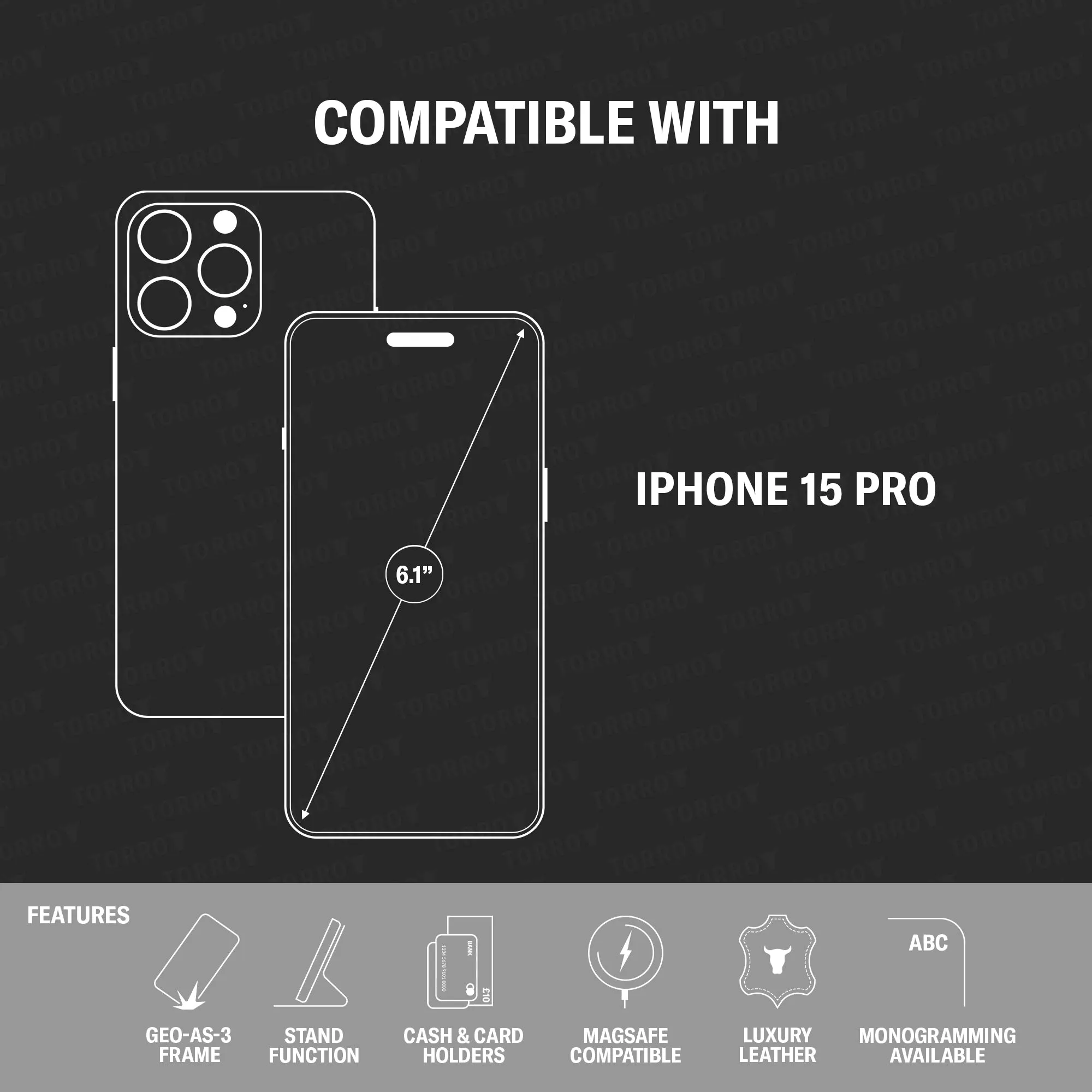 iPhone 15 Pro Leather Wallet Case v2.0 (MagSafe Charging)
