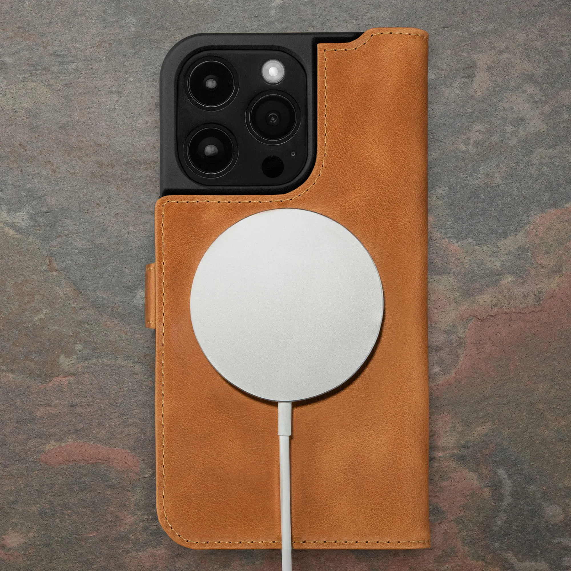 iPhone 15 Pro Leather Wallet Case v2.0 (MagSafe Charging)