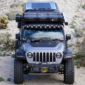 Jeep Gladiator (2018-Present) Lensun 90W Hood Flexible Solar Panel