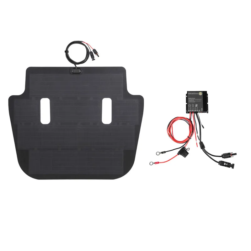 Jeep Gladiator (2018-Present) Lensun 90W Hood Flexible Solar Panel