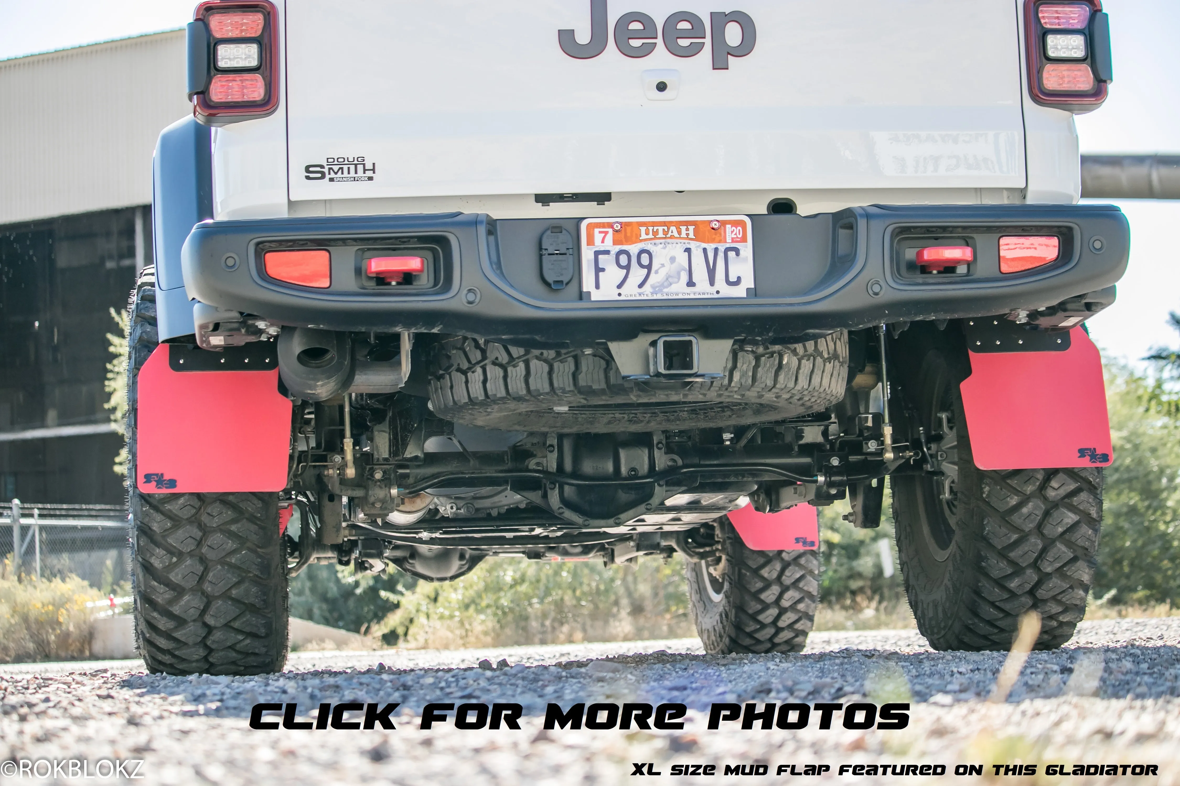 Jeep Gladiator (JT) 2020  Mud Flaps - REAR ONLY