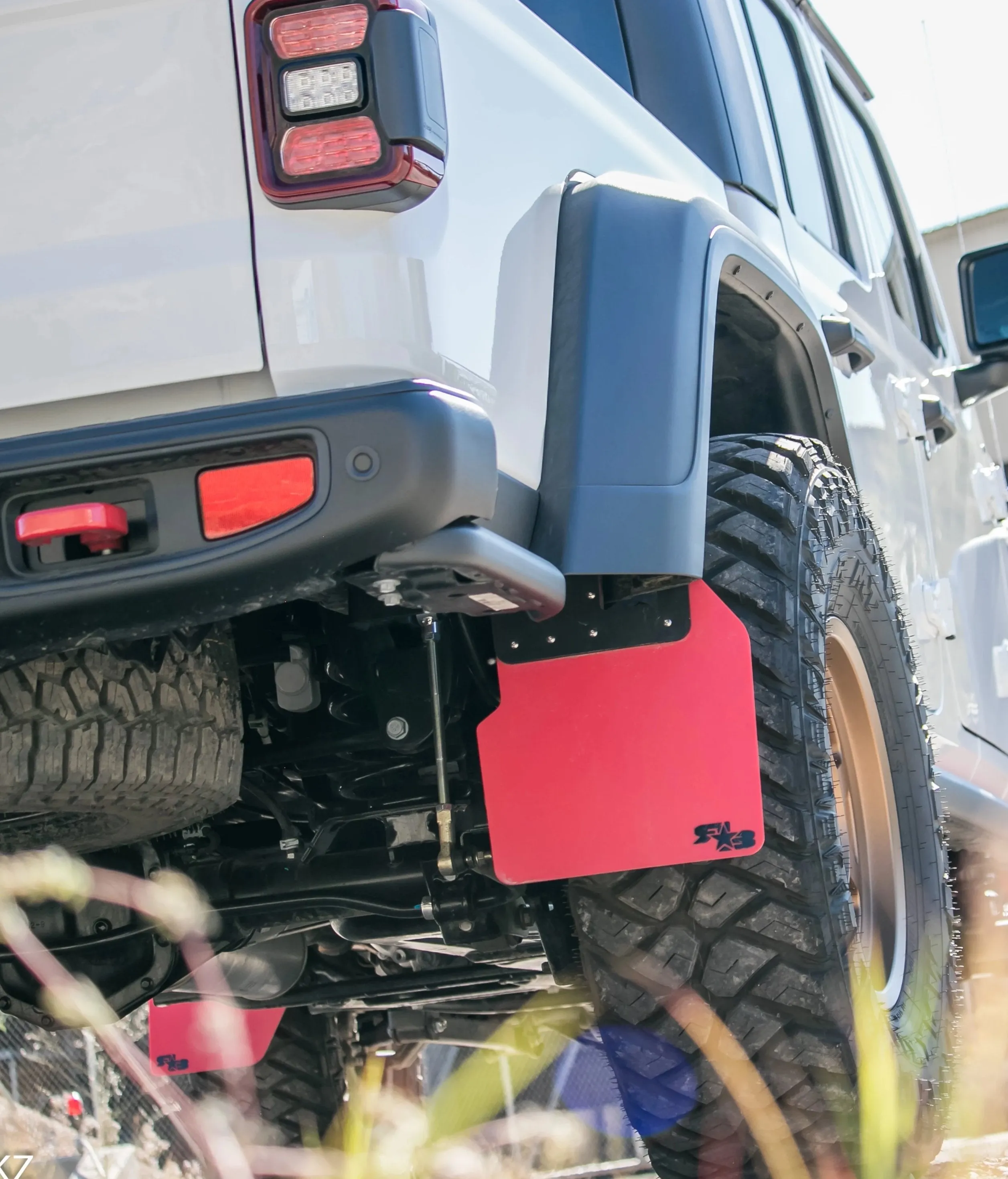 Jeep Gladiator (JT) 2020  Mud Flaps - REAR ONLY