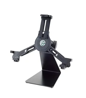 K&M Table Stand with Universal Tablet Holder for Different Multimedia Devices