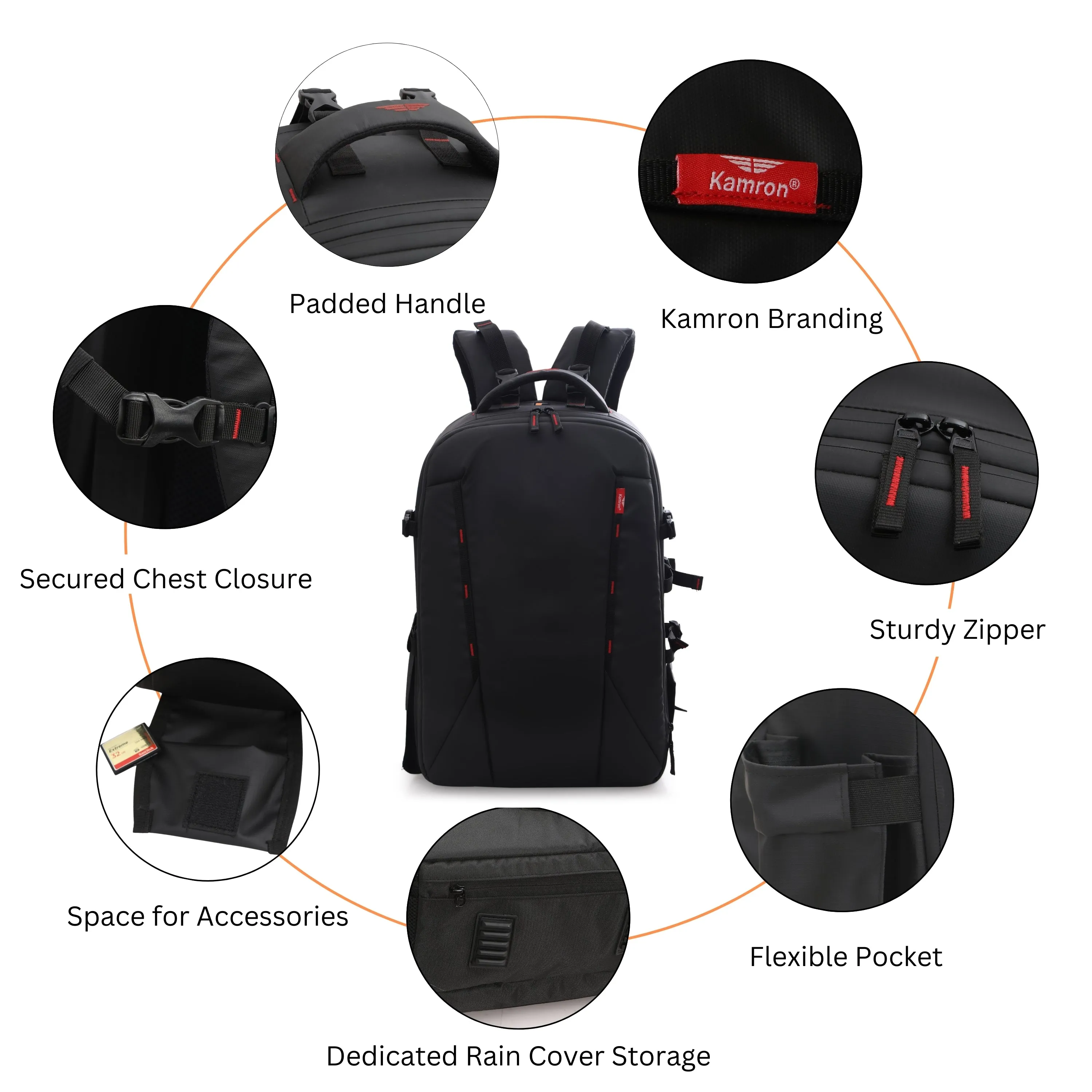Kamron Tough BP Lite Waterproof DSLR Backpack Camera Backpack