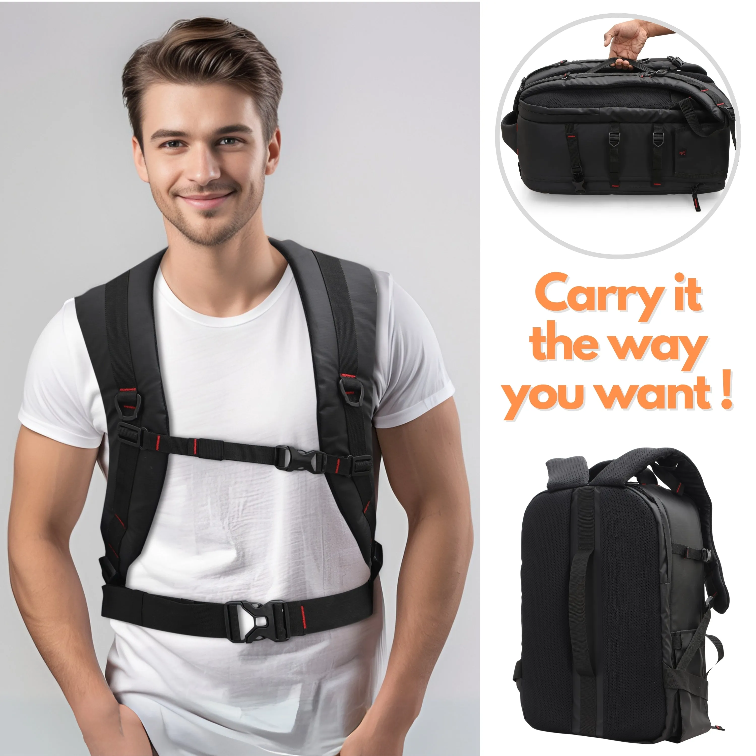 Kamron Tough BP Max Waterproof DSLR Backpack Camera Backpack