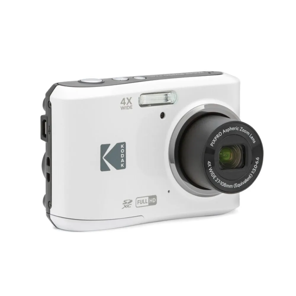 KODAK FZ45 Friendly Zoom PIXPRO Compact Digital Camera with 4x Optical Zoom, 16MP CMOS Sensor, Full HD Video, 27mm Wide Angle Lens, 2.7" LCD Display, Double A Battery Powered  Kodak Digital Cameras