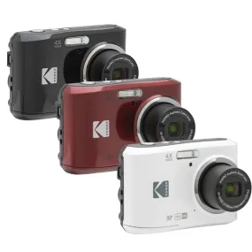 KODAK FZ45 Friendly Zoom PIXPRO Compact Digital Camera with 4x Optical Zoom, 16MP CMOS Sensor, Full HD Video, 27mm Wide Angle Lens, 2.7" LCD Display, Double A Battery Powered  Kodak Digital Cameras