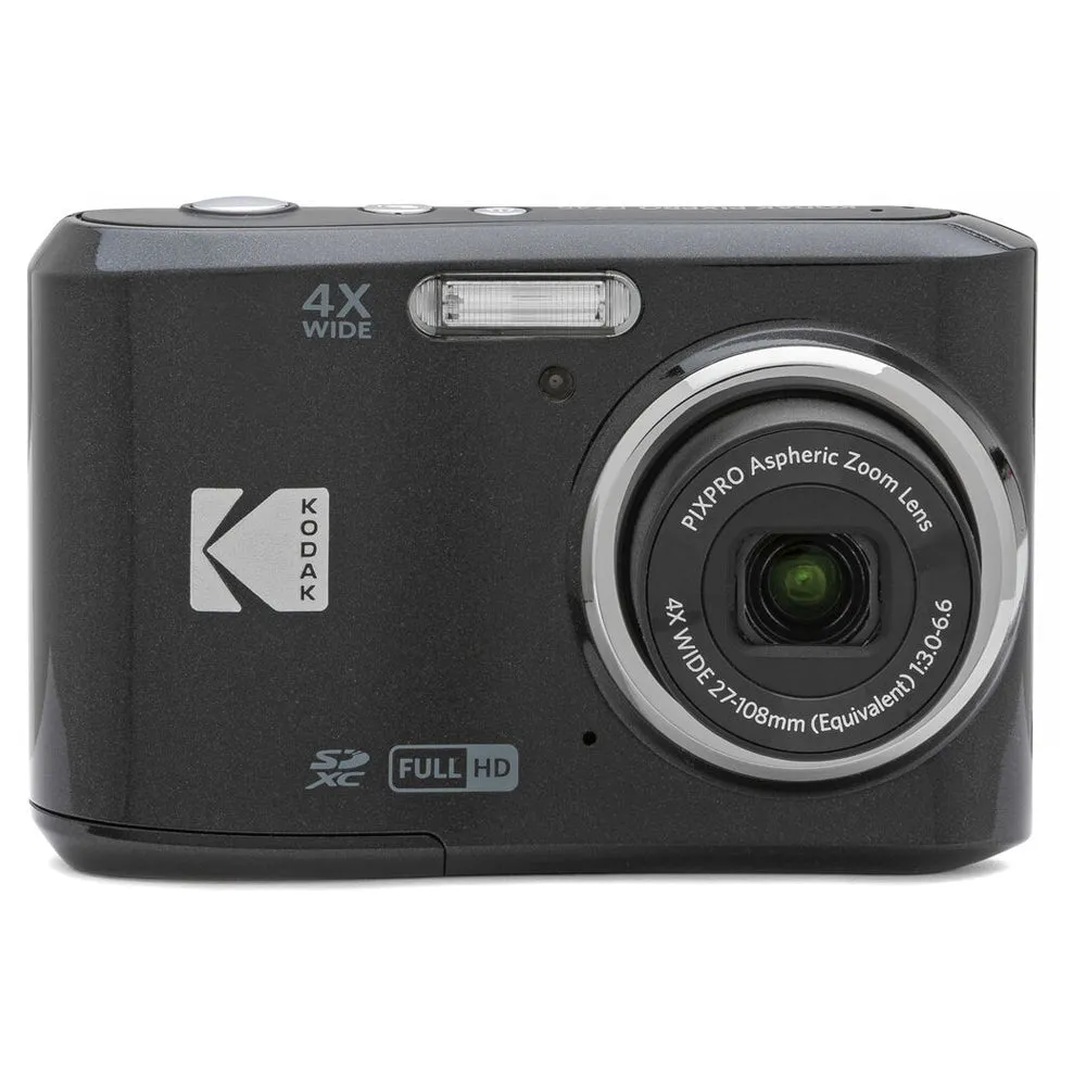 KODAK FZ45 Friendly Zoom PIXPRO Compact Digital Camera with 4x Optical Zoom, 16MP CMOS Sensor, Full HD Video, 27mm Wide Angle Lens, 2.7" LCD Display, Double A Battery Powered  Kodak Digital Cameras