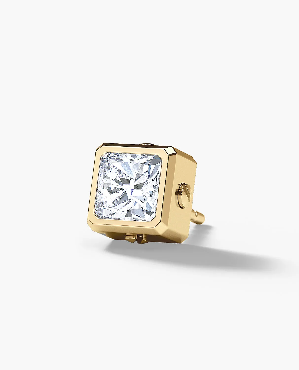LA PAZ Gold Single Stud Earring with 0.90ct Diamonds
