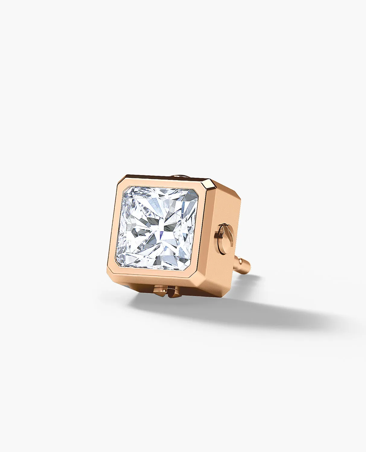 LA PAZ Gold Single Stud Earring with 0.90ct Diamonds