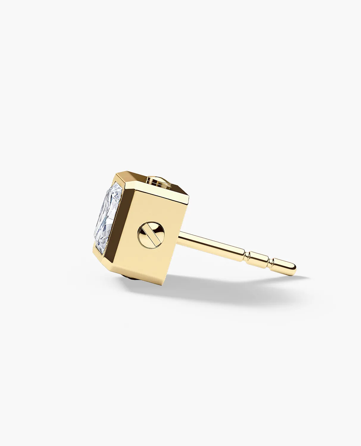 LA PAZ Gold Single Stud Earring with 0.90ct Diamonds