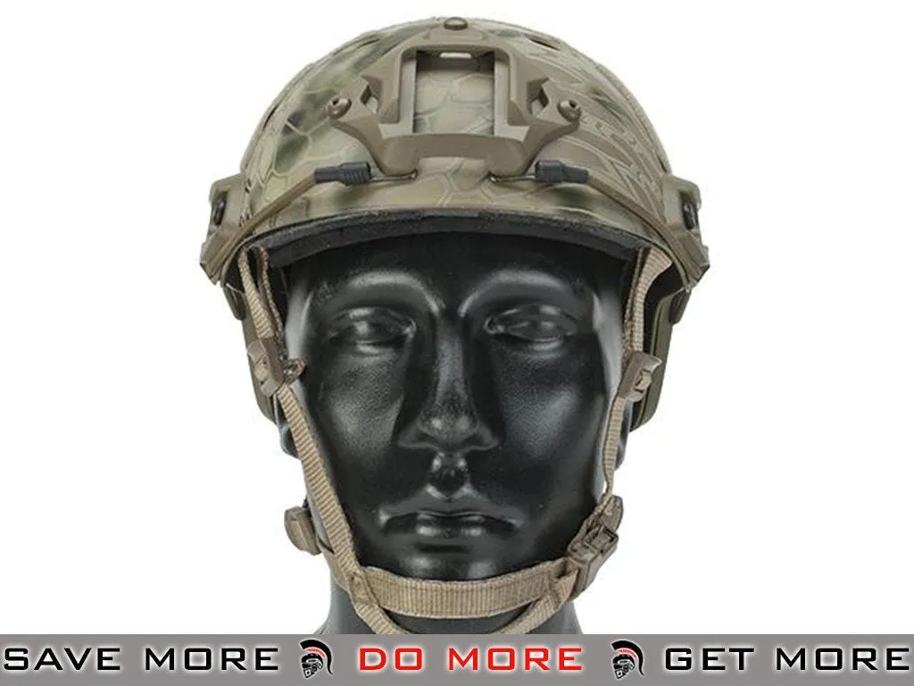 Lancer Tactical Airsoft PJ Type Advanced Bump Helmet - Kryptek Highlander