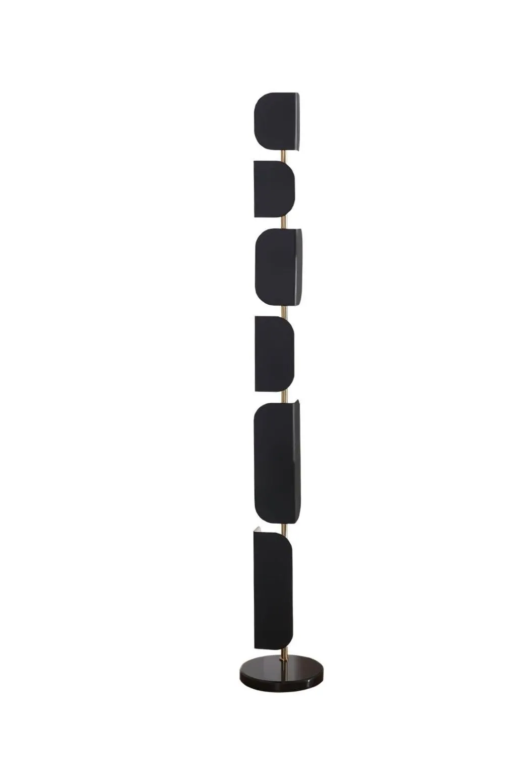 Leagan Stacked Panel Modern Floor Light