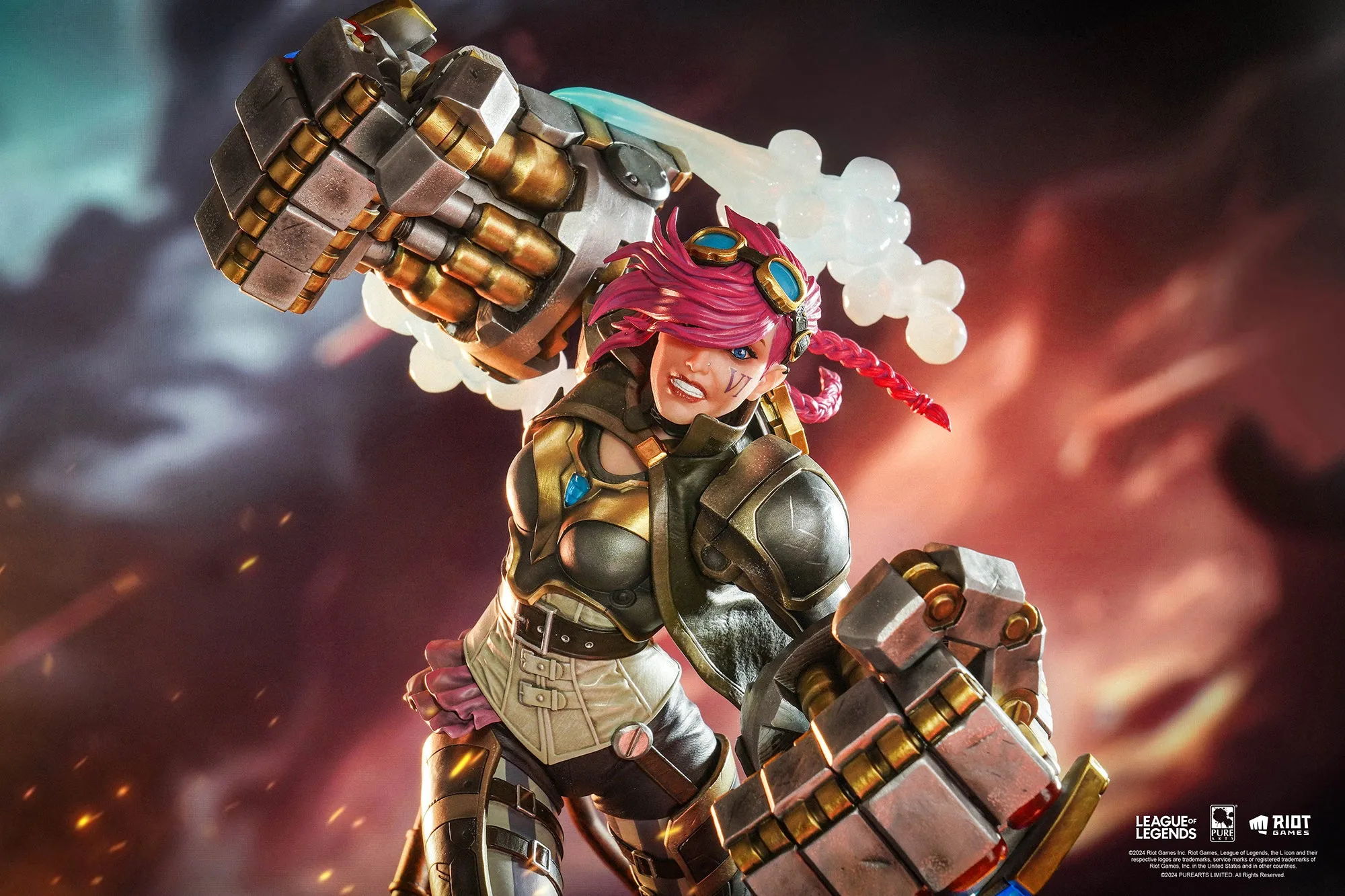 League of Legends Jinx & Vi 1/6 Scale Statue Bundle
