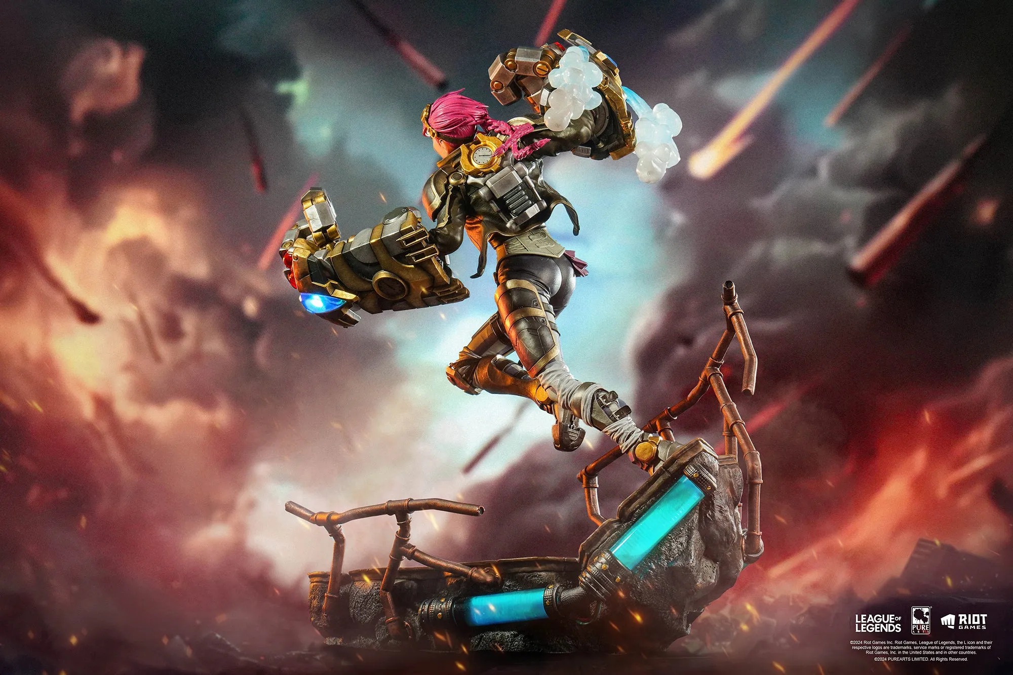 League of Legends Jinx & Vi 1/6 Scale Statue Bundle