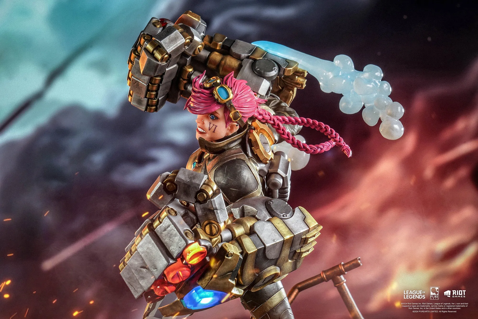 League of Legends Jinx & Vi 1/6 Scale Statue Bundle