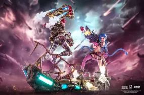 League of Legends Jinx & Vi 1/6 Scale Statue Bundle
