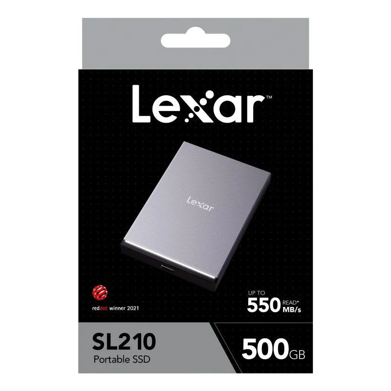 Lexar SL210 500GB Portable 550MB/s read SSD Drive