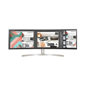 LG 49" Monitor 32:9 Curved UltraWide DQHD IPS HDR10 Monitor - Black
