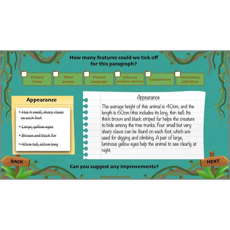 Lost in the Rainforest: Non-chronological Reports