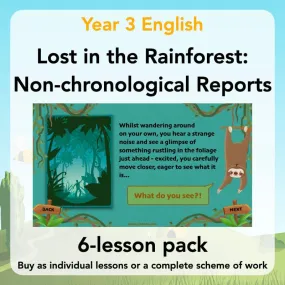 Lost in the Rainforest: Non-chronological Reports