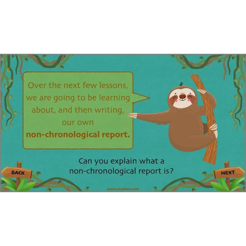 Lost in the Rainforest: Non-chronological Reports