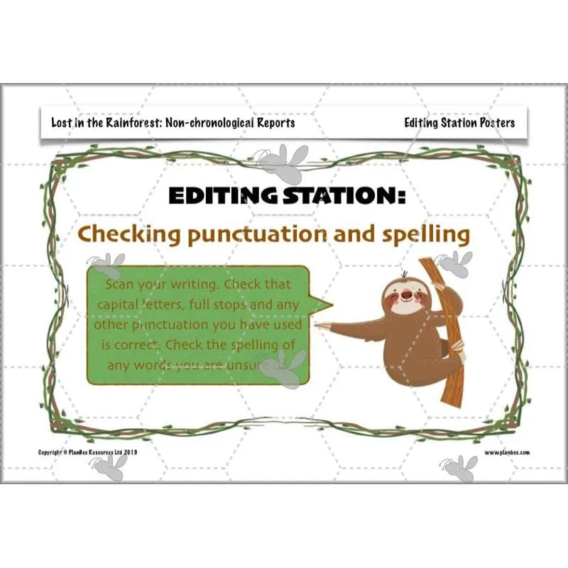 Lost in the Rainforest: Non-chronological Reports