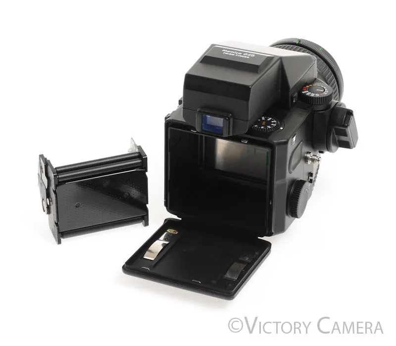 Mamiya 645 Super Medium Format Film Camera w/ Prism Finder 80mm f4 Macro Lens