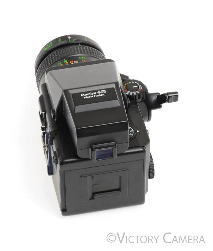 Mamiya 645 Super Medium Format Film Camera w/ Prism Finder 80mm f4 Macro Lens