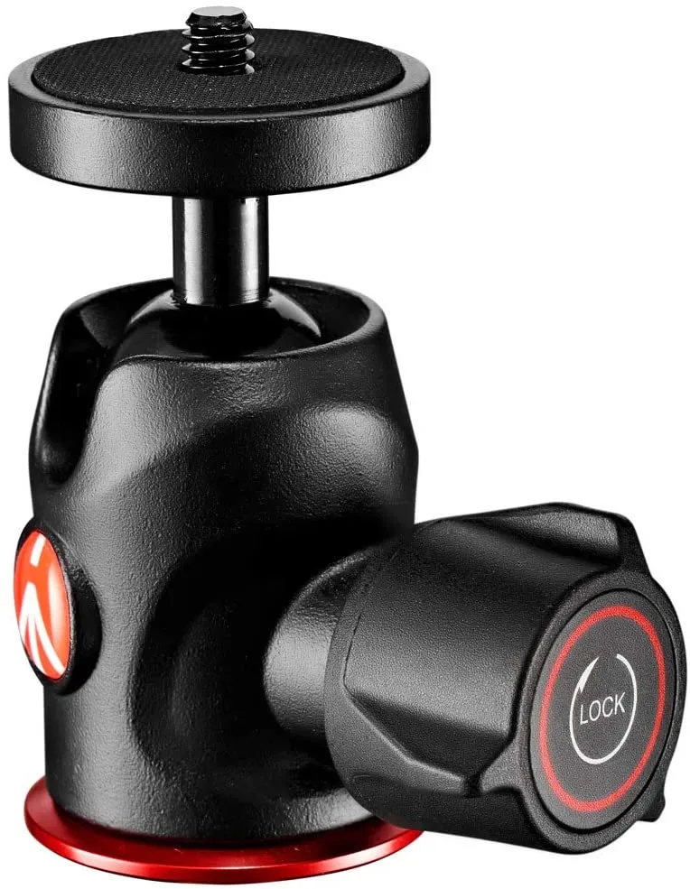 Manfrotto 492 MH492-BH Micro Ball Head for Small DSLR CSC, Compact Cameras, LED and Action Cameras