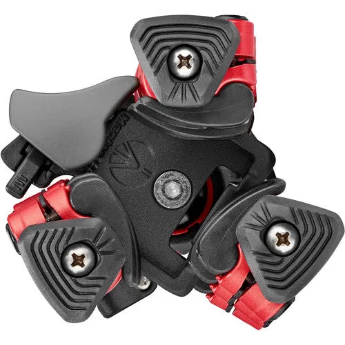 Manfrotto MKBFRA4RD-BH BeFree Color Aluminum Travel Tripod with Ball Head for Photography, Vlogging, etc. (Red)