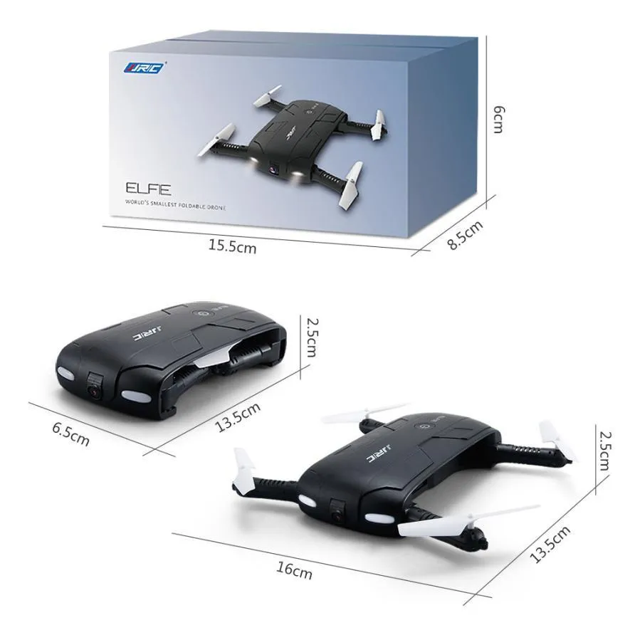 Mini Headless Foldable Drone RC helicopter Drone JJRC H37 Altitude Hold w/ HD Camera