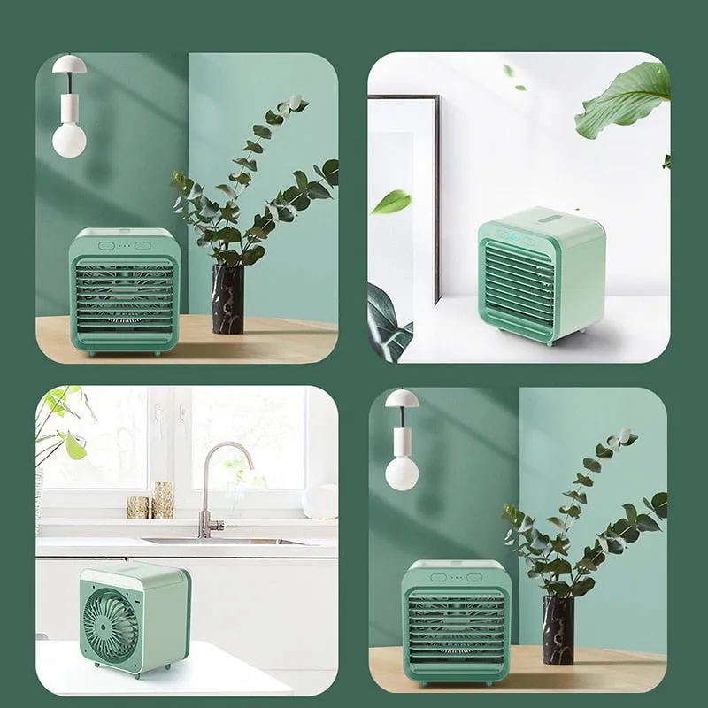 Mini Portable Air Conditioner USB Air Water Cooling Fan